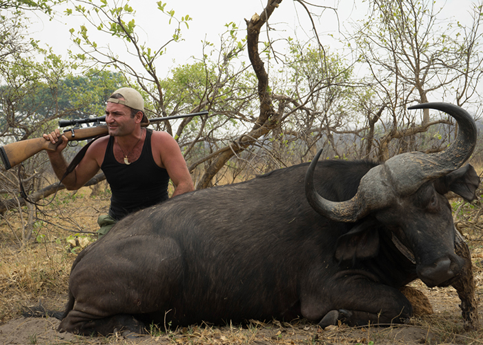 Faig Babanly from Azerbaijan with his great trophy of Buffalo.