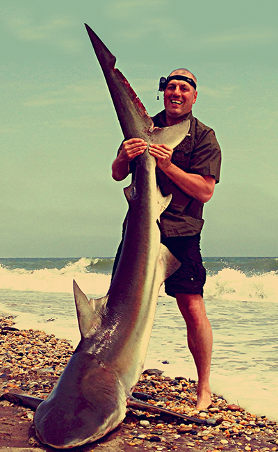 Sharks and Asif Ilyasov in Namibia