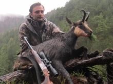 In Austria Valeriy shot nice Alpine Chamois