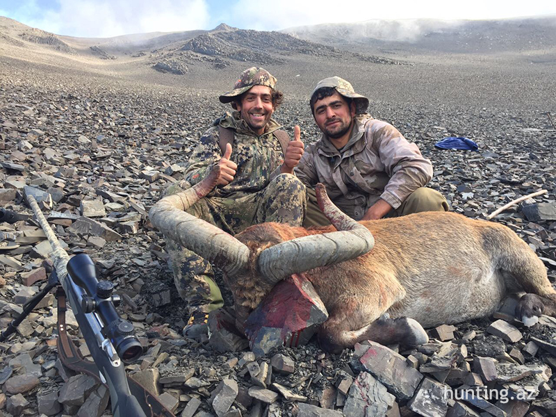 Diego Guerro hunted Dagetsan Tur in Azerbaijan