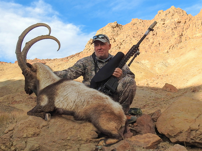 Mikhail Samovarov got Persian desert Ibex from Iran