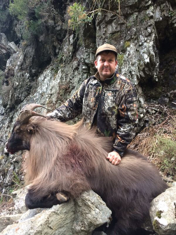 Alexey Agafonov shot his Tahr in New Zealand