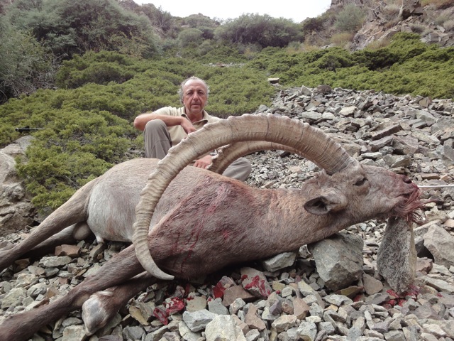 Jose Merino hunted Ibex in Kazkhsan